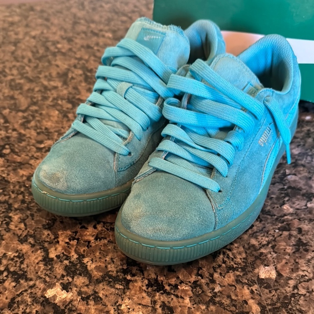Puma Aqua suede classic iced jr Sneakers 7 men’s 8.5 Women’s - Picture 6 of 15